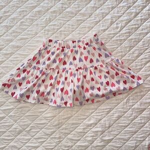 BCG Tiered Knit Heart Skort Girls Size S (7)
